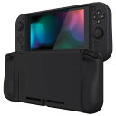 PlayVital Nintendo Switchに対応用アップグレードされたケースグリップカバー、ドックに対応できて、Nintendo Switchに対応用人間工学に基づいた保護ケース、ジョイコンに対応用保護ケース（ハ