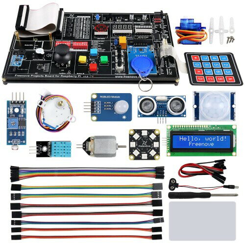 Freenove vWFNg Lbg Raspberry Pi 4 B 3 B+ 400APython C Java XNb` R[hA607 y[W̏ڍׂȃ`[gAA102 vWFNgAȒPȔz (Raspberry Pi ͊܂܂Ă܂)