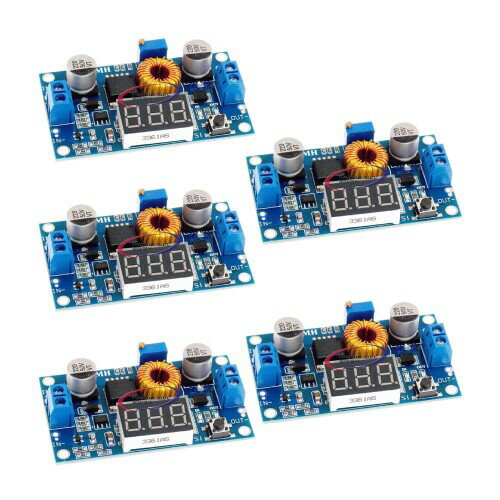 ꥢɥȥ㤨5PCS DC-DC 5A XL4015 75W Buck Converter 4-38V to 1.25-36V Step-Down Voltage Regulator High Power Module with LED DisplayפβǤʤ3,670ߤˤʤޤ