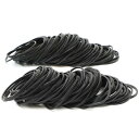 輪ゴム ゴムバンド 伸縮性ゴム 黒 幅1.4mm 内径38mm 結束 ラバーバンド 天然ゴム 梱包バンド 梱包紐 ゴム リング 家庭 オフィス用 事務用品 長持...