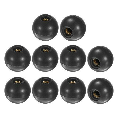 M METERXITY 12個入りのねじ込み式ボールノブ M8女性用スレッド30mm直径。旋盤/機械/芝刈り機用の熱硬..