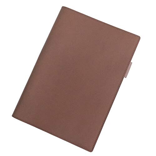 手帳カバー A5 正寸 本革 切り目仕上げ (グレージュアッシュ, 厚み：スモール)