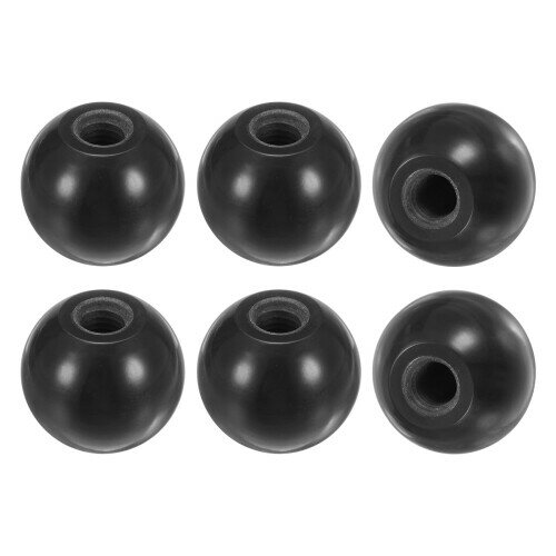 M METERXITY 6個入りのねじ込み式ボールノブ M12メスねじ40mm直径。旋盤/機械/芝刈り機用の熱硬化性ボ..