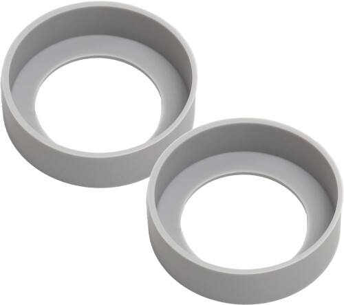 真空断熱ケータイマグ用 シリコンカバー 底キャップ 水筒 保護カバー 滑りにくい 騒音や傷防止 シリコン製 65mm グレー 2個セット オーディオファン