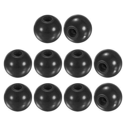 M METERXITY 10個入りのねじ込み式ボールノブ M12メスねじ40mm径。旋盤/機械/芝刈り機用の熱硬化性ボー..