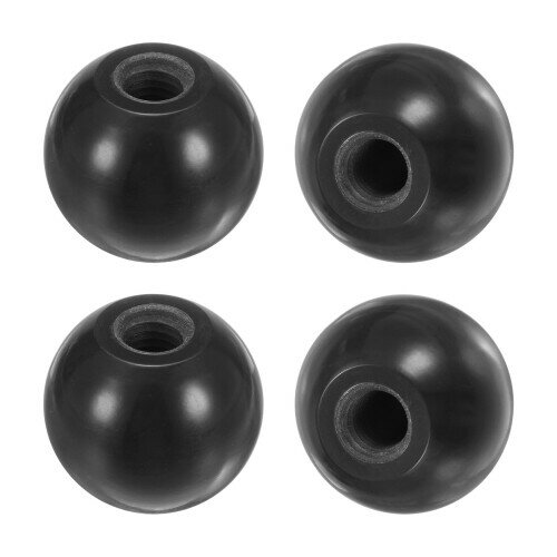M METERXITY 4個入りのねじ込み式ボールノブ M12メスねじ40mm直径の熱硬化性ボールノブ 旋盤/機械/芝刈..