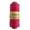 Hemp Show 麻紐 0.5mm 50g (Hemp100%) 120m巻 (マゼンタピンク Magenta Pink)