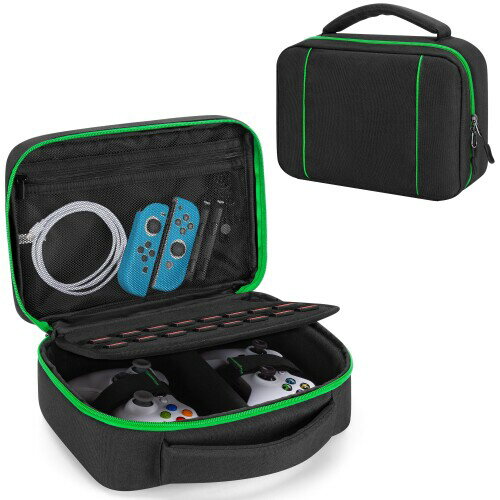 Trunab PS5 用コントローラー ケース PS5/PS4/Xbox/Switch Proコントローラー用ケース ワイヤレスコントローラー 収納ケース (ジッパー緑) Trunab PS5 用コントローラー ケース PS5/PS4/Xbox/Switch Proコントローラー用ケース ワイヤレスコントローラー 収納ケース (ジッパー緑)