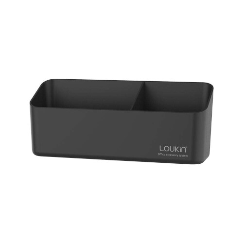 LOUKIN マグネットポケット 磁石付き 両面テープ 壁掛けラック ウォールポケット ホワイトボードマーカ..