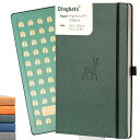 Dingbats* - 野生動物 特大 ドット ノートa4 - ハードカバー PU 革 ジャーナル - 理想的な仕事、旅行、ビジネスノート - と ポケット, 弾性クロージャー, ペンホルダー, しおり