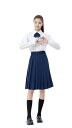(YIWASTAR) プリーツスカート 蝶結び付き 上品38/45/50/55/60/65/70/85CM (S-5XL) スライド式のウエストアジャスター 制服 高校生 セーラー服スカート コスプレ スクール ハロウィン ロングプリーツ(3)
