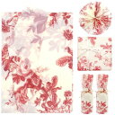 Benvo 包装紙 ラッピングペーパー 70*50cm お花紙 20枚 赤い牡丹 薄葉紙 フラワーズ 包装ペーパ 緩衝材紙 クリスマス/正月/お祝い事/雛祭り/...