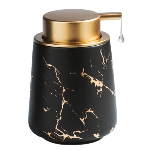 ELECTRO-WEIDEWORLD ソープボトル 液体 400ml シャンプーボトル 広口 ソープディスペンサー 陶器 詰め..