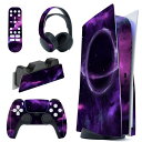 PlayVital ps5コンソールディスクエディションに対応用カスタムステッカー、ps5コントローラー&充電ステーション&ヘッドセット&メディアリモート用ps...