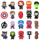 CY2SIDE 20PCS Superhero Cartoon Shoe Charm for Kids, Hero Decoration Charm for Shoes, Bracelet Wristband Charms for Toddlers Bday Gifts, Cool Clog Decor for Teens Boys Slip-On, Treasure Toys for Party