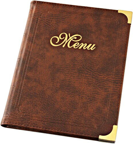 PXLAATY メニューブック メニューファイル 店舗用品 A4 取り外し可能 上質感と機能性を高めたシリーズ