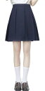 (Sharphon) 制服 スカート 紺 ミニスカート 無地 ライン ハイウエスト プリーツスカート スクールスカート(3)