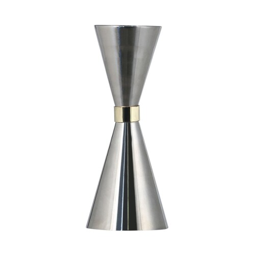 BRIIKPP メジャーカップ ジガーカップ 目盛り付き 30/45ml カクテル ウイスキー 計量 ステンレス鋼