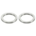 PATIKIL M12ステンレススペーサー 2個セット メタルスペーサー ステンレススチール 12.2mm ID x 16mm OD x 2mm L 1/2