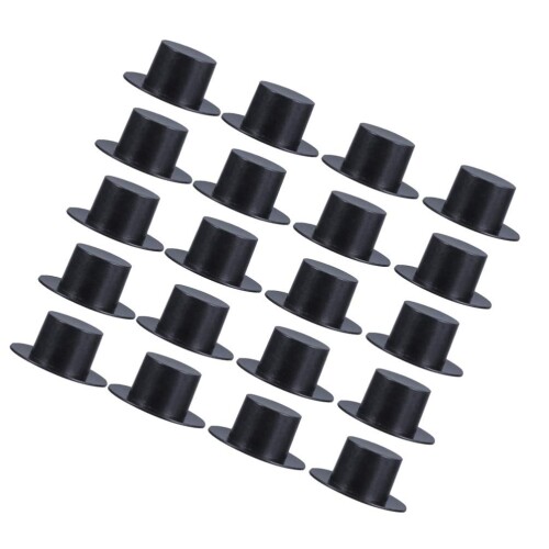 ミニシルクハット ミニハット ミニチュアシルクハット コスチューム用小物 ドール帽 小さな帽子 ヘッド..