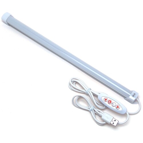 ルートアール 調光・調色 LED30灯USBバーライト コントロールスイッチ付き 電球色/昼光色 RL-BAR30DLC ..