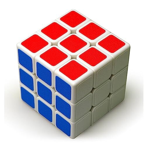 マジックキューブ Legend 滑り止め 2x2 3x3 4x4 5x5 魔方 プロ向け 回転スムーズ 安定感 知育玩具 Magic Cube (3x3 ホワイト)