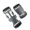 (LEISURE CLUB) 差し込みバックル 内径25mm 10個入り サイドリリースバックル 紐 留め具 リュック部品 背中 プラスチックパーツ ベルトパーツ テープ用 首輪犬用 戸外 山登りケーブル用 (25mm)