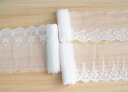 Hymyily 3種セット 刺繍レースネット生地装飾 蝶・花・枝模様 各2m合計6m DIY・裁縫・ギフト包装・カーテン装飾・お人形の衣裳作り・ヘアクリップ作り...