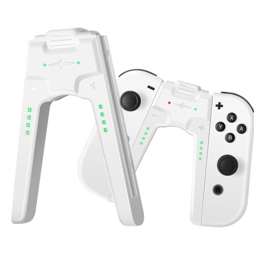 Godrii Joy-Con v-グリップ 充電式でゲーム体験が向上 Switch Joy-Con 充電式グリップ Switch対応 v-グリップ LED充電インジケーターでプレイ中に充電 超軽量 取り付け簡単 持ち運び簡単 白 ??軽量コンパクト設計:スイッチジョイコン用の充電グリップは、持ち運びに便利な軽量コンパクトサイズです。 Switch/Switch OLED Joy-Con専用に設計された充電用ハンドルです。Joy-Con(L)とJoy-Con(R)を接続することで、両方のJoy-Conを同時に充電できるほか、プレイ中にも充電できます。 ??【人間工学に基づいたデザイン】V字型のデザインは、両手で握るとよりフィットし、腕の疲れを軽減して、より楽しいゲーム体験を提供します。 使用方向が広がることで、ゲーム中の体感がより高まります。 ??【高品質素材】Switch充電器は高品質なABSを採用し、手触りが柔らかく、着用可能で耐久性があり、手のひらを傷つけることがありません。 ??【製品仕様】本製品は軽くて便利、持ち運びが簡単、持ち歩いて、いつでもどこでもゲームタイムを始めましょう。 セット内容:ジョイスティック充電ハンドル×1、Type-c充電ケーブル×1。 ??【品質保証】商品は厳重に検品しております、万が一未使用の商品が配送などの理由で破損や汚れがあった場合は、弊社までご連絡ください。 商品コード57082286853商品名Godrii Joy-Con v-グリップ 充電式でゲーム体験が向上 Switch Joy-Con 充電式グリップ Switch対応 v-グリップ LED充電インジケーターでプレイ中に充電 超軽量 取り付け簡単 持ち運び簡単 白型番swh-99763カラーWhite※他モールでも併売しているため、タイミングによって在庫切れの可能性がございます。その際は、別途ご連絡させていただきます。※他モールでも併売しているため、タイミングによって在庫切れの可能性がございます。その際は、別途ご連絡させていただきます。