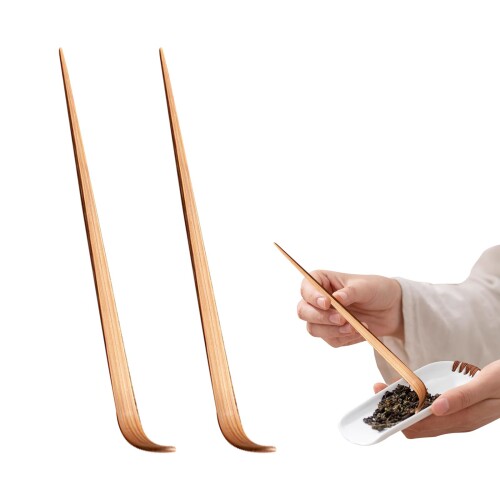 Liroyal 茶杓 ちゃしゃく 竹製 竹茶杓 ティースプーン 抹茶 粉末 スクープ 茶道具 茶道 アクセサリー