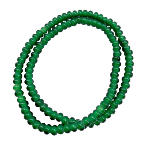 ゴロクロ 天然 ビーズ ネックレス ブレスレット アクセサリー ペンダント おしゃれ インディアン ジュエリー(グリーン,大粒)