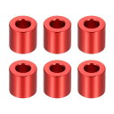 PATIKIL M5アルミスペーサー 6個セット アルミニウム製 内径5.2mm×外径10mm×長さ10mm 1/5