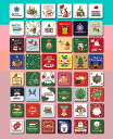 tricolor クリスマス グリーティングカード 48枚入り クリスマスカード 立体 メッセージカード 封筒が含まれています