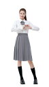 (YIWASTAR) プリーツスカート 蝶結び付き 上品38/45/50/55/60/65/70/85CM (S-5XL) スライド式のウエストアジャスター 制服 高校生 セーラー服スカート コスプレ スクール ハロウィン ロングプリーツ(3)
