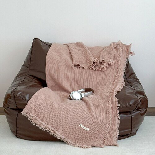 VCGUDOE ガーゼケット タオルケット シングル 夏用 棉100％ 4重ガーゼ ナチュラルコットン ガーゼブランケット 肌掛け 吸湿速乾 通気 軽量 柔らかい 肌触り良い 丸洗い 冷房対策 (ピンク, 130