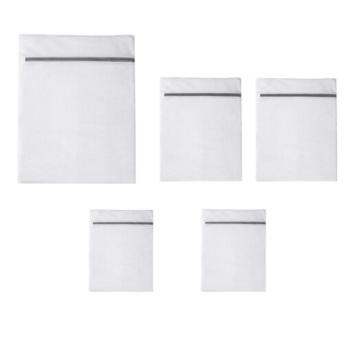 洗濯ネット セット 5枚L:60*50cm*1 M:50*40cm*2 S:40*30cm*2 ランドリーネット 抗菌 防シワ 強化耐久 ハニカム構造メッシュ ...