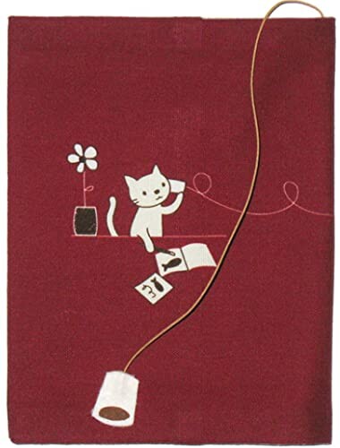 sheepsleep ブックカバー 文庫判 「もしもし猫」 日本製 文庫本カバー 文庫