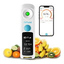 糖度計 デジタル高精度 IP67防水構造 精度±0.1% Brix0-55% Bluetooth内蔵 ポケット糖度計 測定器 果物や野菜、醤油やソースなどの糖度測定に 屈折計 温度自動補正 アプリと連携「 DiFluid Pro」