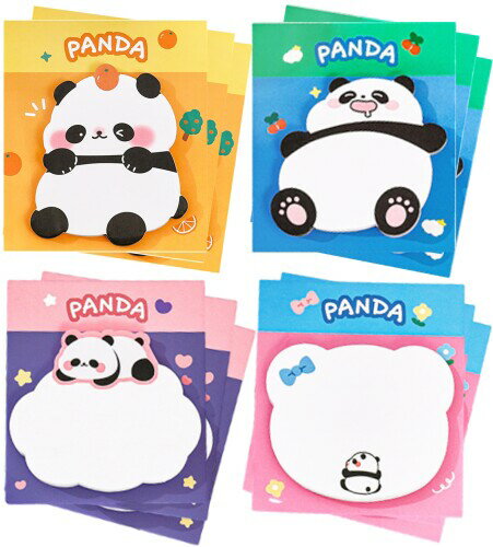 Abon Abon 付箋 パンダ 動物 可愛い 色紙 メッセージ メモ カード シール 360枚 Abon Abon