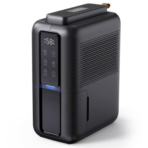 Boweer 除湿機無電源除湿ボックス装備 除湿器 2L大容量 タイマー付き 自動停止 強力除湿 部屋干し 湿気取り 衣類乾燥 カビ対策 梅雨対策 小型 コンパクト 静音 省エネ リビング/寝室/脱衣