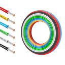 0.2SQ/24AWG 電線ケーブル 6色 3.1M/色 シリコンワイヤー フックアップワイヤーキット 24ゲージフレキシブルシリコンワイヤー 柔軟なストランド...