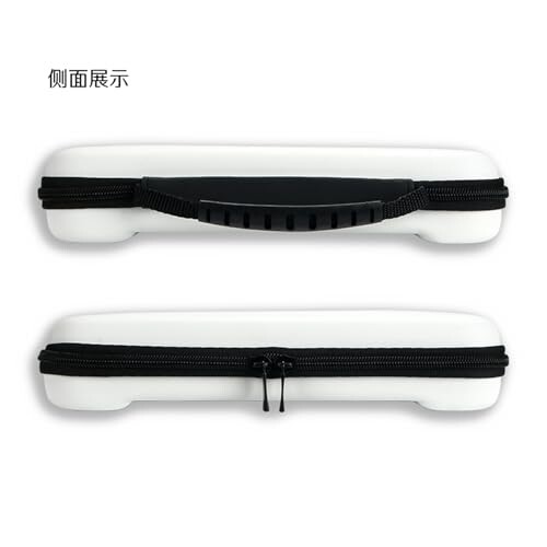 yufulai Nintendo Switch/OLED用ハードポーチ Switch本体に対応保護 収納ケース for Switch/Switch OLED (ホワイト)
