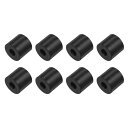 Kozelo 8個セットのゴムスペーサー 10x30x30mm 防振アイソレーションパッド 家庭用車両ボートアクセサリー ネオプレン 黒