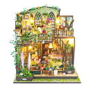 SpiIay DIY木製ドールハウス ドールハウス キット 初心者 ドールハウス 和風 ミニチュア 手作りキット セット バレンタイン、誕生日、クリスマス、ハロ...