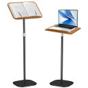 ohbien ブックスタンド 昇降式 サイドテーブル 80cm-130cm 書見台 180°角度調整可 床置き読書台 台座 しっかり安定性 防錆 読書台 傾斜台...