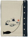 sheepsleep ブックカバー 文庫判 「へそで茶を沸かす」 日本製 文庫本カバー 文庫