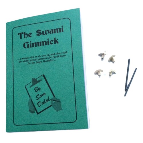 MilesMagic The Swami Gimmick Prediction Magician's Book + 4 Leads for Real Mentalism Magic Trick はじめに、スワミギミック ギミックのリードを修...