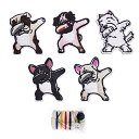 サムコス 刺しゅうパッチ アイロンワッペン 5個入り アニメ動物 ファッション かわいい ファッション 個性 多種多様なデザイン DIY装飾 アクセサリー 衣類...
