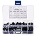 PENGLIN 100pcs ナイロンラウンドスペーサーワッシャー M3ネジ用 ABS ナイロン丸型スペーサー セット 内径 3.2mm 外径 7mm 黒 機械...