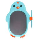電子メモ 電子メモパッド デジタルメモ かわいい ペンギン (クリアボード版 ブルー)